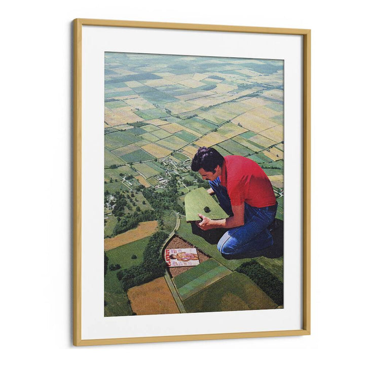HIDE AND SEEK, SURREAL ART PRINTS showcase a unique surreal painting framed elegantly for your space.