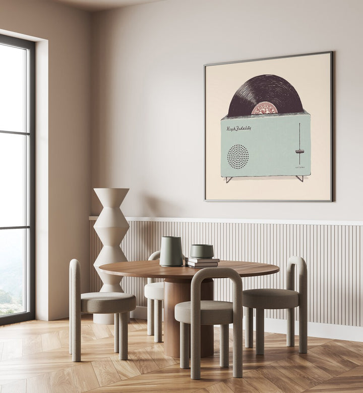 Transform your space with HIGH FIDELITY, MUSIC POSTERS by Florent Bodart, celebrating cinema and music's vibrant essence.