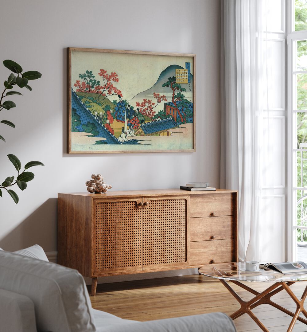 HOKUSAI'S POEM , VINTAGE PAINTINGS