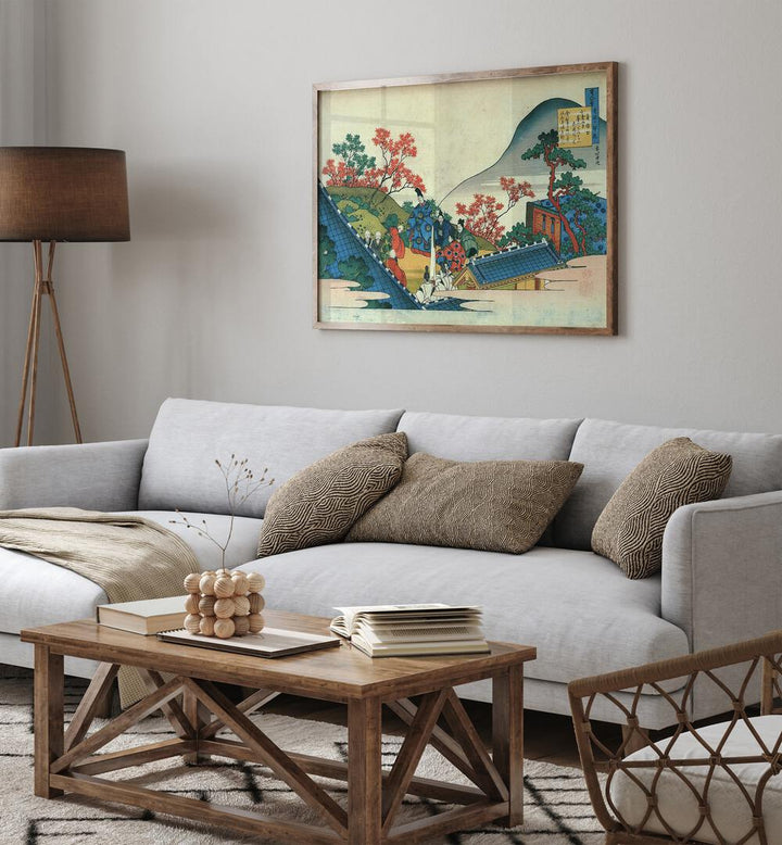 HOKUSAI'S POEM , VINTAGE PAINTINGS