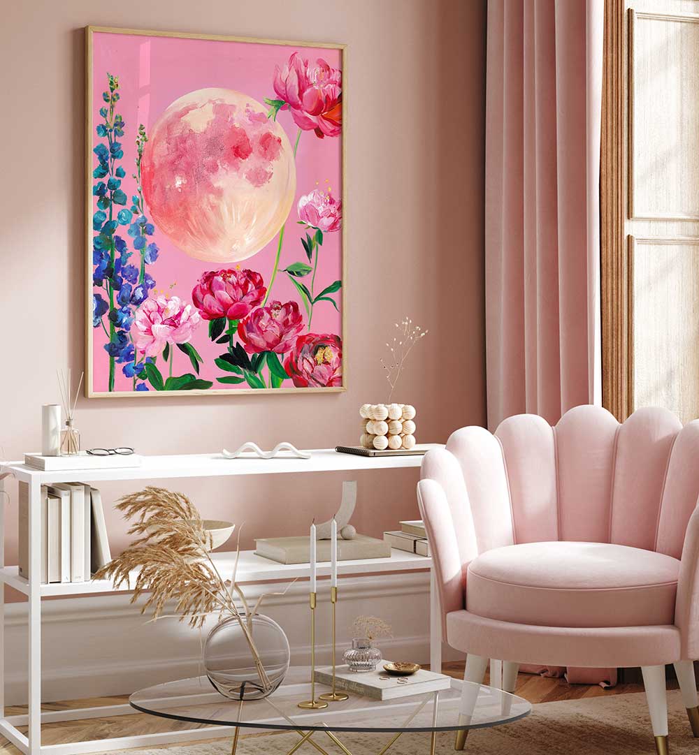 HONEYMOON SMALL , FLORAL FLOWER PAINTINGS