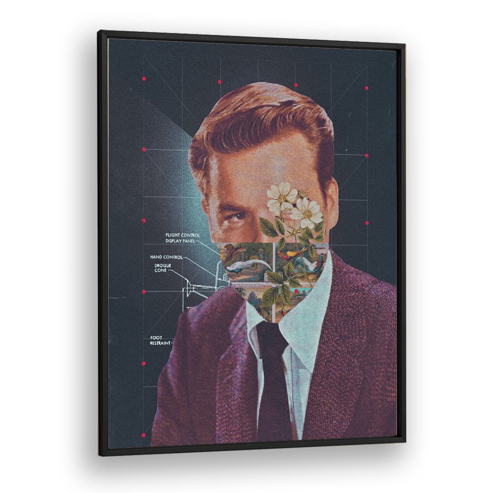 Unique HUMANIOD, SURREAL ART PRINTS by SPACE ROCKET ART blend modern elegance with captivating surrealism.