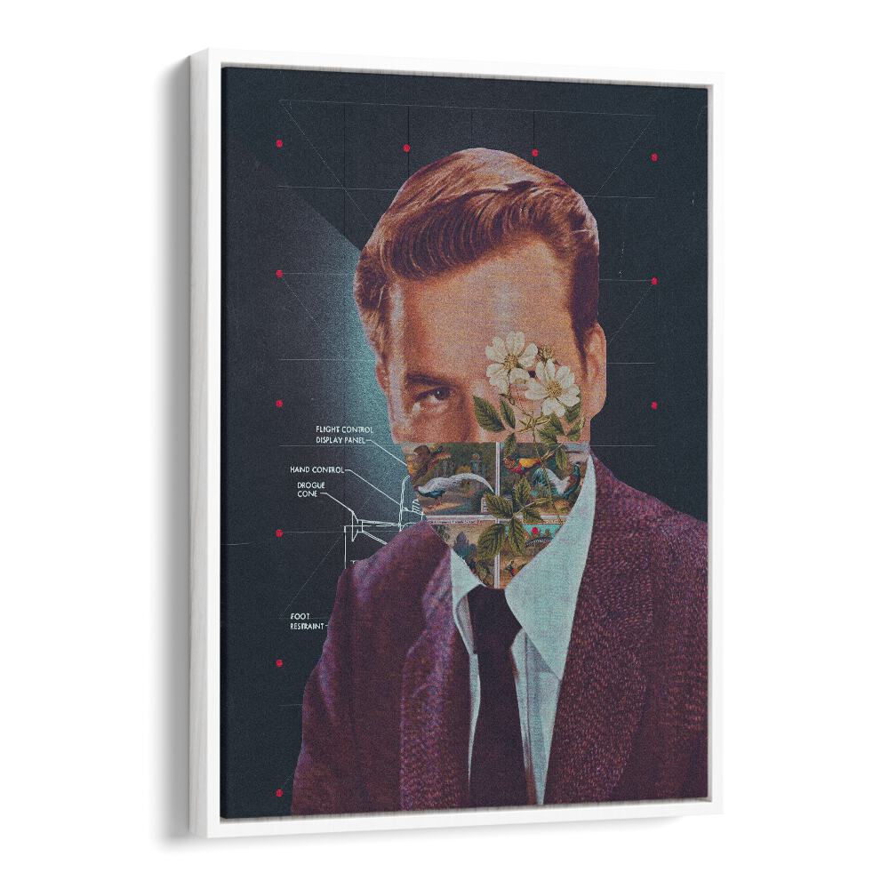HUMANIOD, SURREAL ART PRINTS showcase a captivating blend of surrealism and modern elegance by Space Rocket Art.