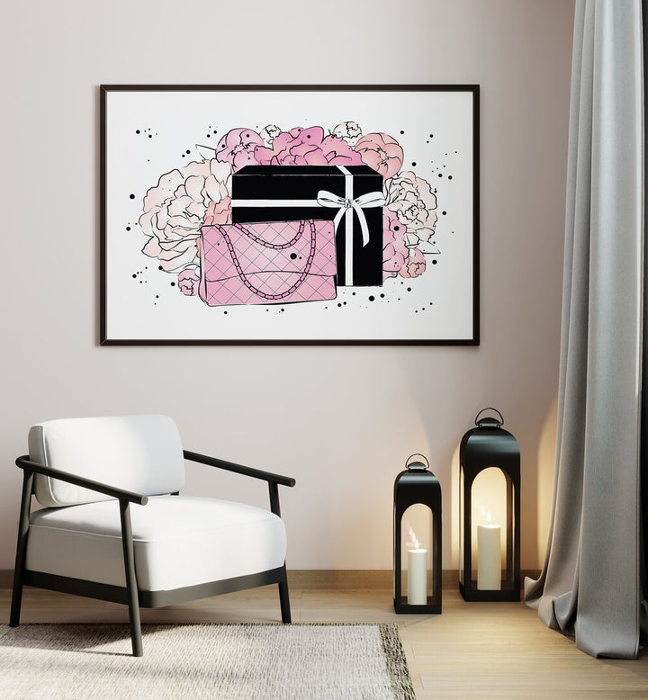 Elegant Handbag Peonies artwork by Martina, perfect for fashion lovers. Explore HANDBAG PEONIES, FASHION POSTERS today!