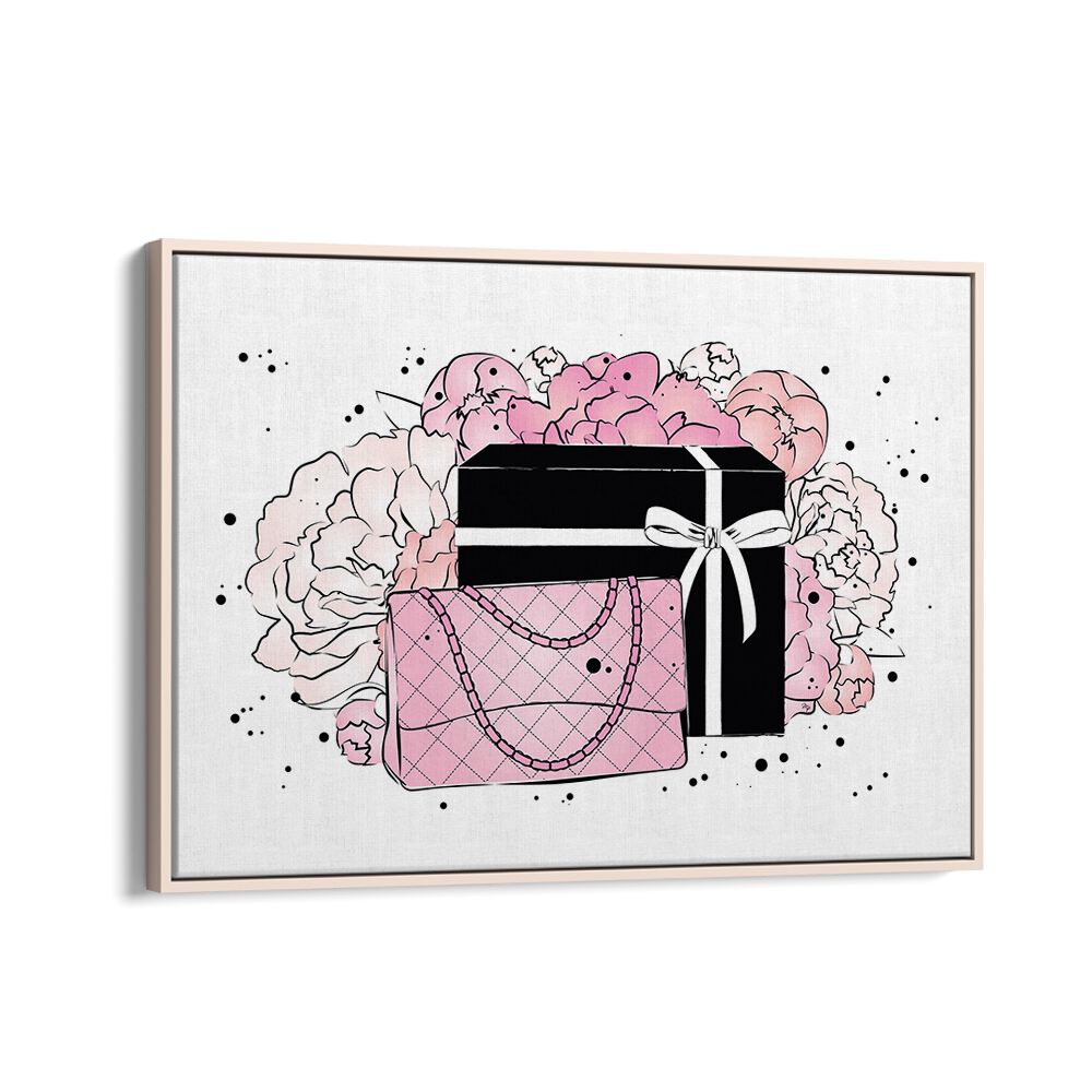Elegant HANDBAG PEONIES fashion poster by Martina, featuring stylish bags and peonies in a chic design. Perfect for decor.