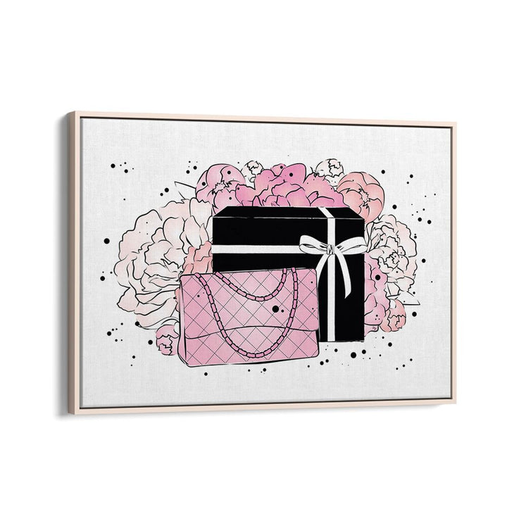 Elegant HANDBAG PEONIES fashion poster by Martina, featuring stylish bags and peonies in a chic design. Perfect for decor.