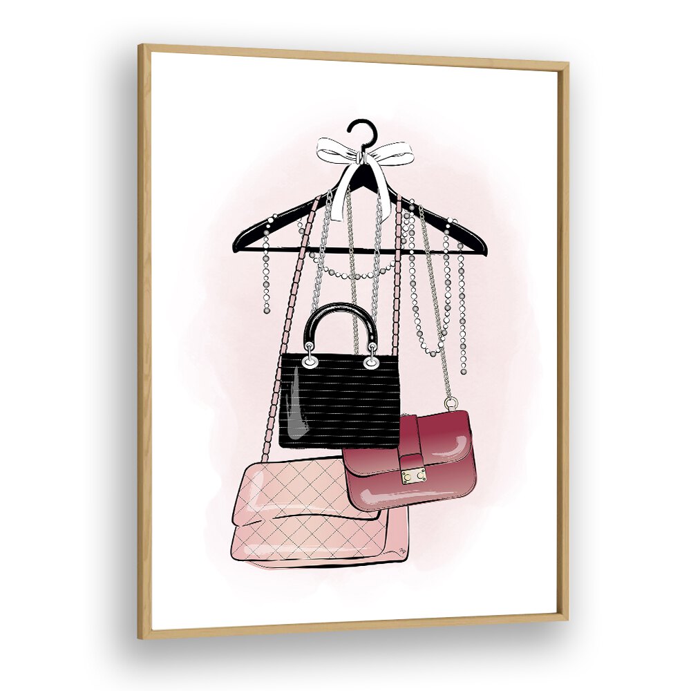 Stylish HANDBAG STOCK, FASHION POSTERS by Martina, showcasing elegant handbags in an artistic design. Perfect for fashion lovers!
