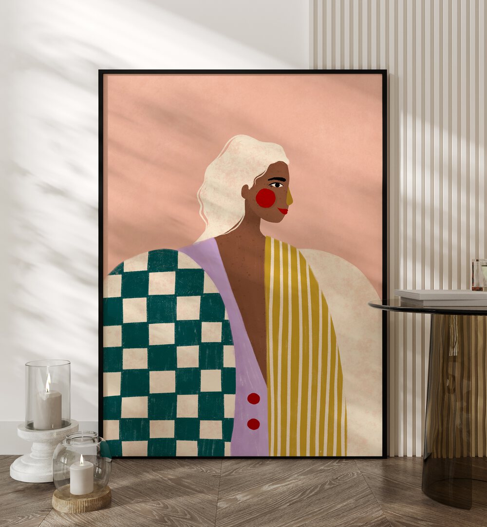 Vibrant artwork from the HAVE YOU LOVED IT GALLERY WALL enhances your space with eclectic charm, perfect for gallery walls.