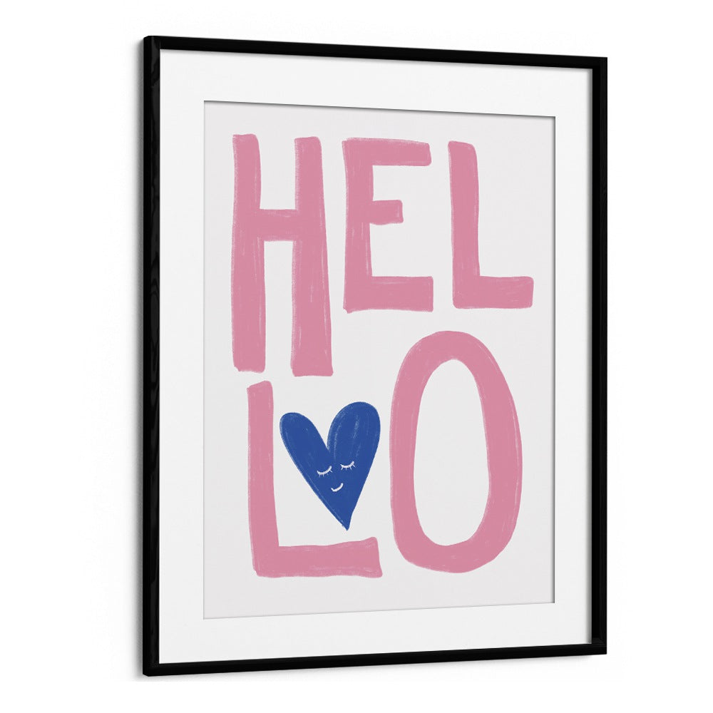 Bright and playful HELLO, QUOTES design by Athene Fritsch to inspire creativity in your space. Perfect wall art!