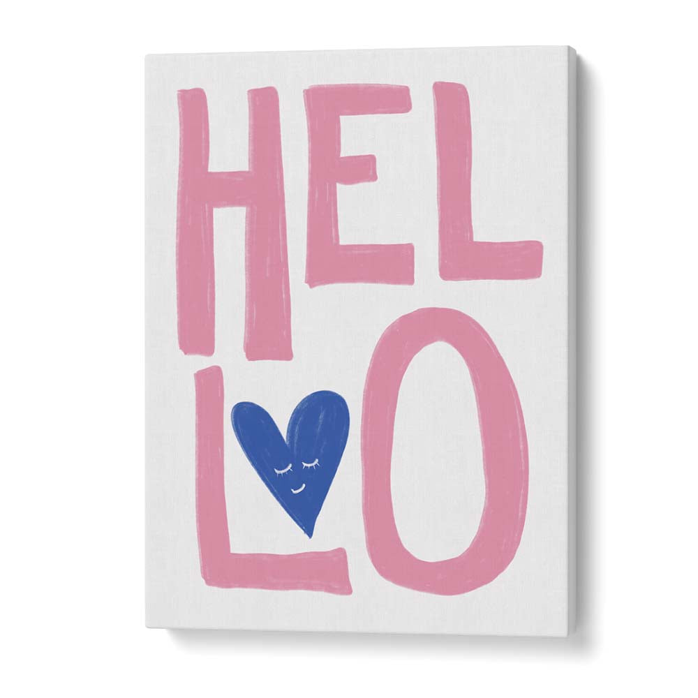Bright and playful HELLO, QUOTES poster by Athene Fritsch, perfect for inspiring your home or office space.