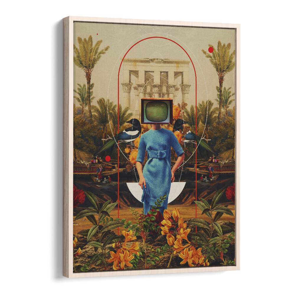 Explore HER ASYMMETRIES, SURREAL ART PRINTS by Frank Moth, showcasing imaginative and vibrant surrealism.