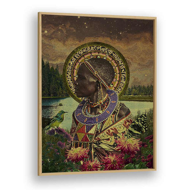 Stunning HALO, AFRICAN ART PAINTINGS by Cosmo Zach, showcasing surrealism with vibrant colors and intricate details.