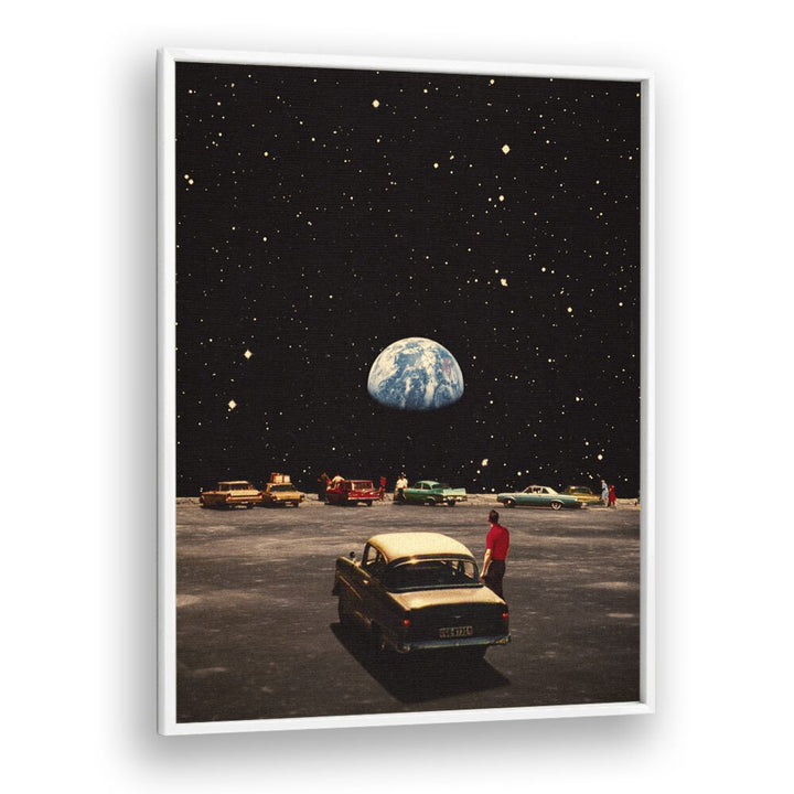 Experience cosmic serenity with HOME SPACE, SURREAL ART PRINTS by Taudalpoi, perfect for elevating your decor.