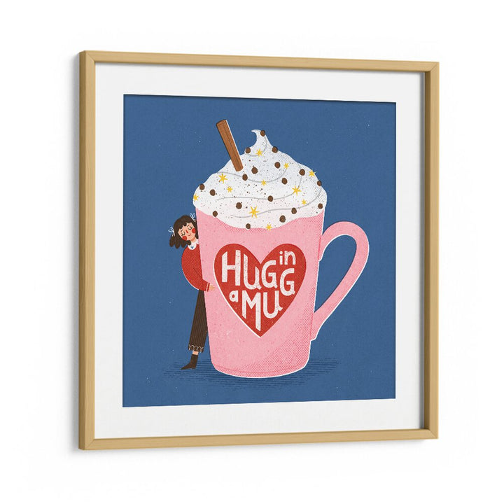 Bright and whimsical HUG IN A MUG, WALL ART PRINTS by Julia Leister, perfect for transforming your space.