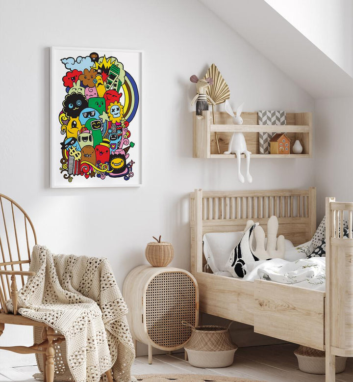 HUSTLING , DOODLE ART PAINTINGS