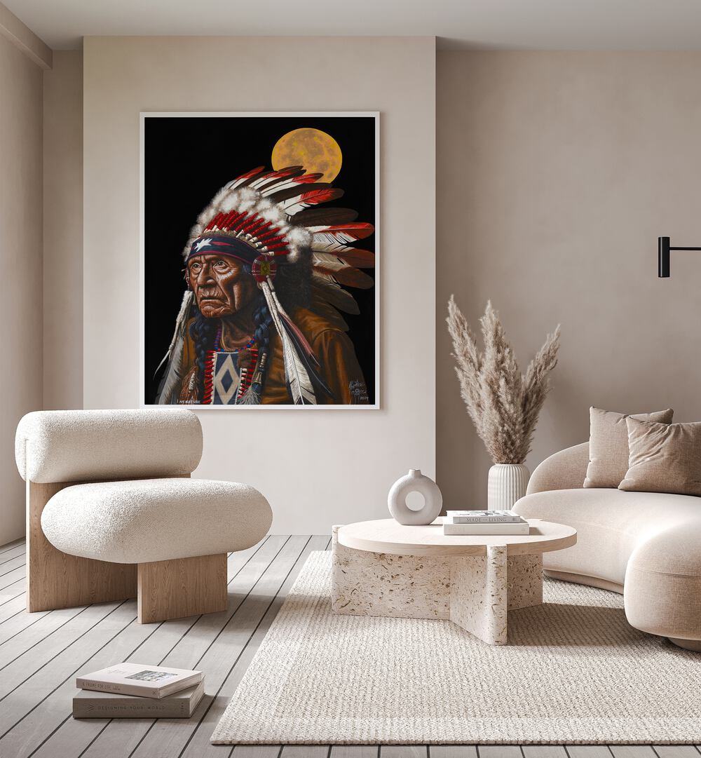 Experience the stunning "I AM NATURE, COWBOY" artwork by Christian Beijer, capturing the spirit of modern Americana.