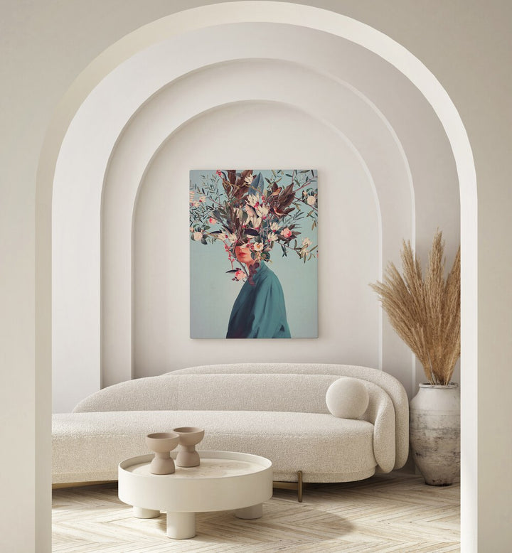 Elevate your space with "I WAS HIDDEN BUT YOU SAW ME, SURREAL ART PRINTS" by Frank Moth, a stunning surreal artwork.