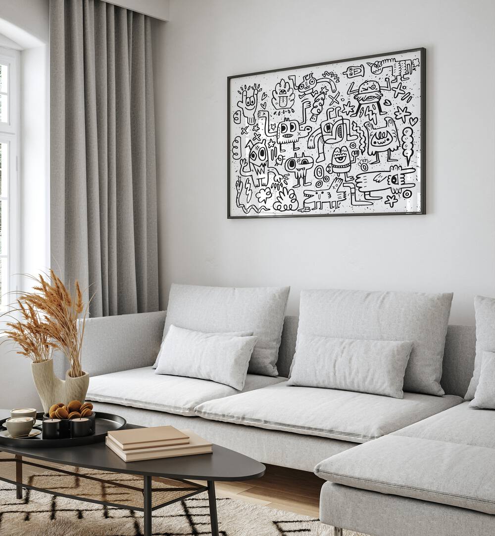 Transform your space with IMAGINARY FRIENDS, COMIC POSTERS that add whimsical charm and childhood nostalgia.