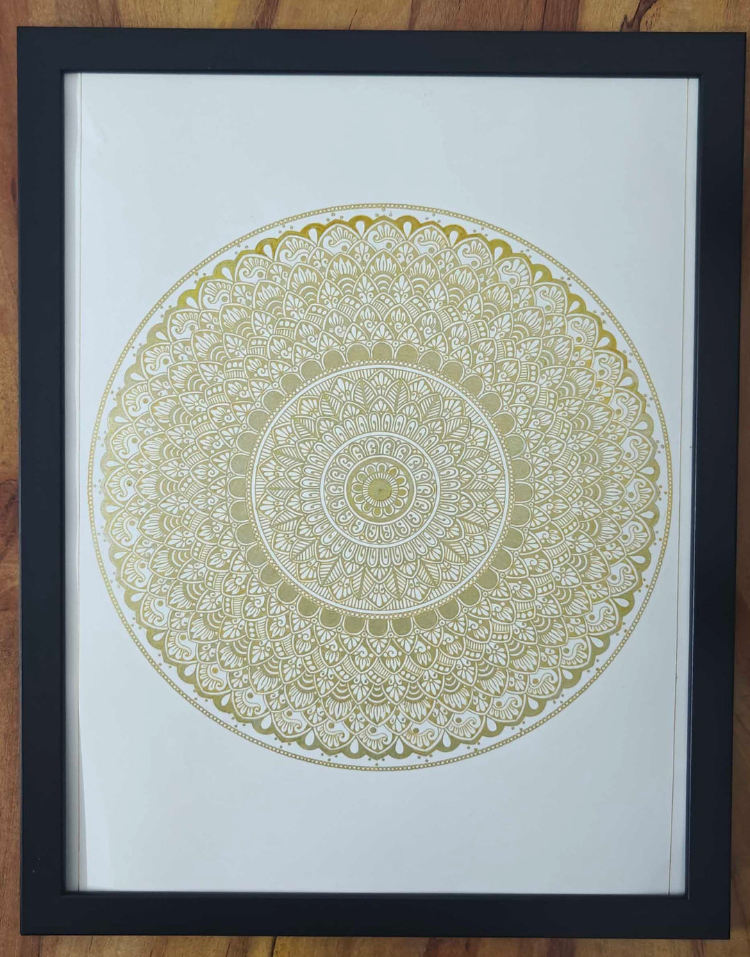GOLD MANDALA , HANDMADE ARTWORKS