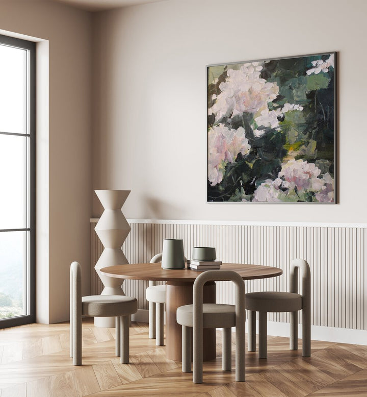 Brighten your space with IMPRESSIONISTIC BLOOMS II, FLORAL FLOWER PAINTINGS featuring vibrant, abstract floral designs.