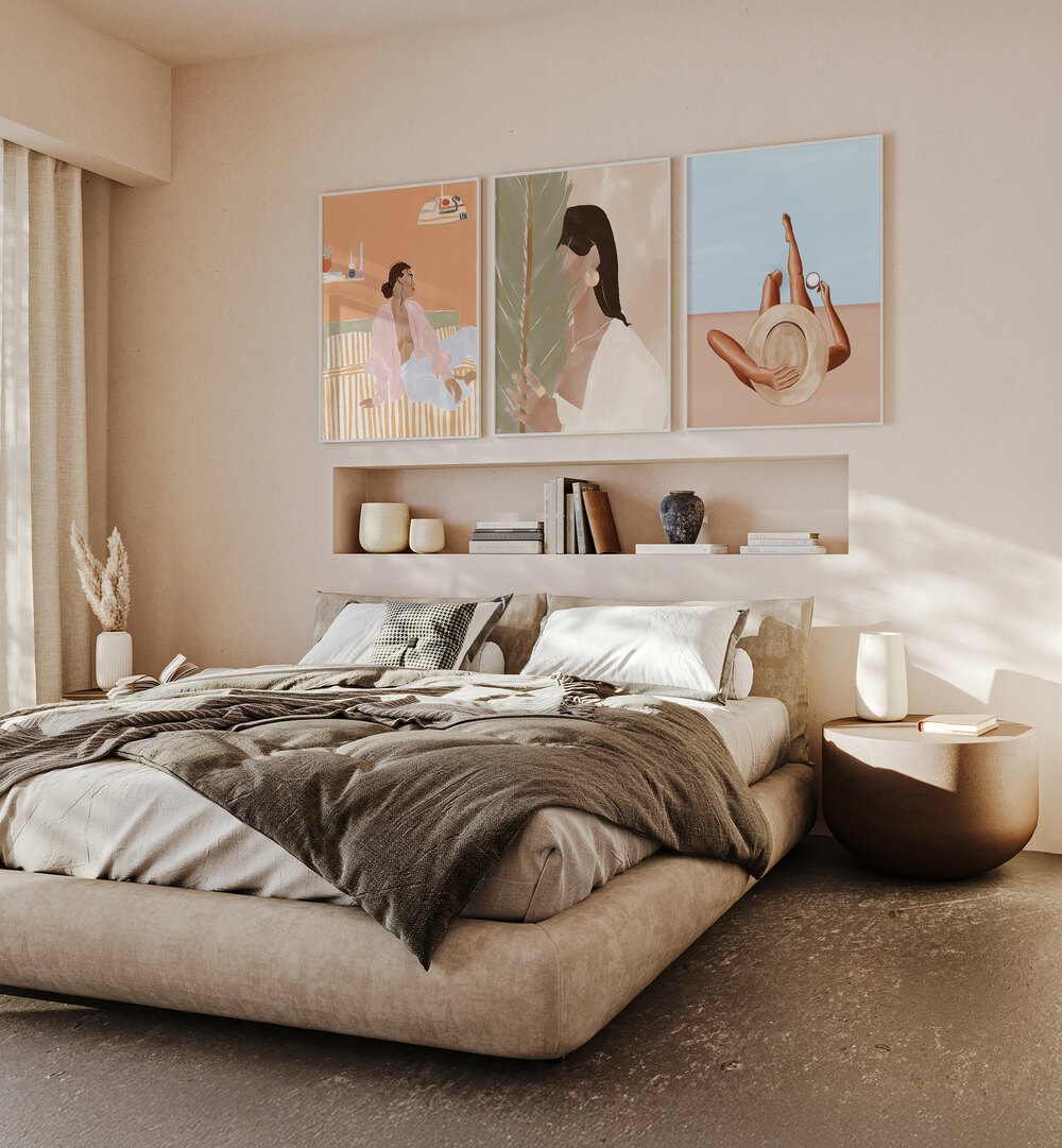 Transform your space with the IVY GREEN ARTWORKS SET, SET OF 3 PAINTINGS, showcasing stunning ivy-inspired artistry.