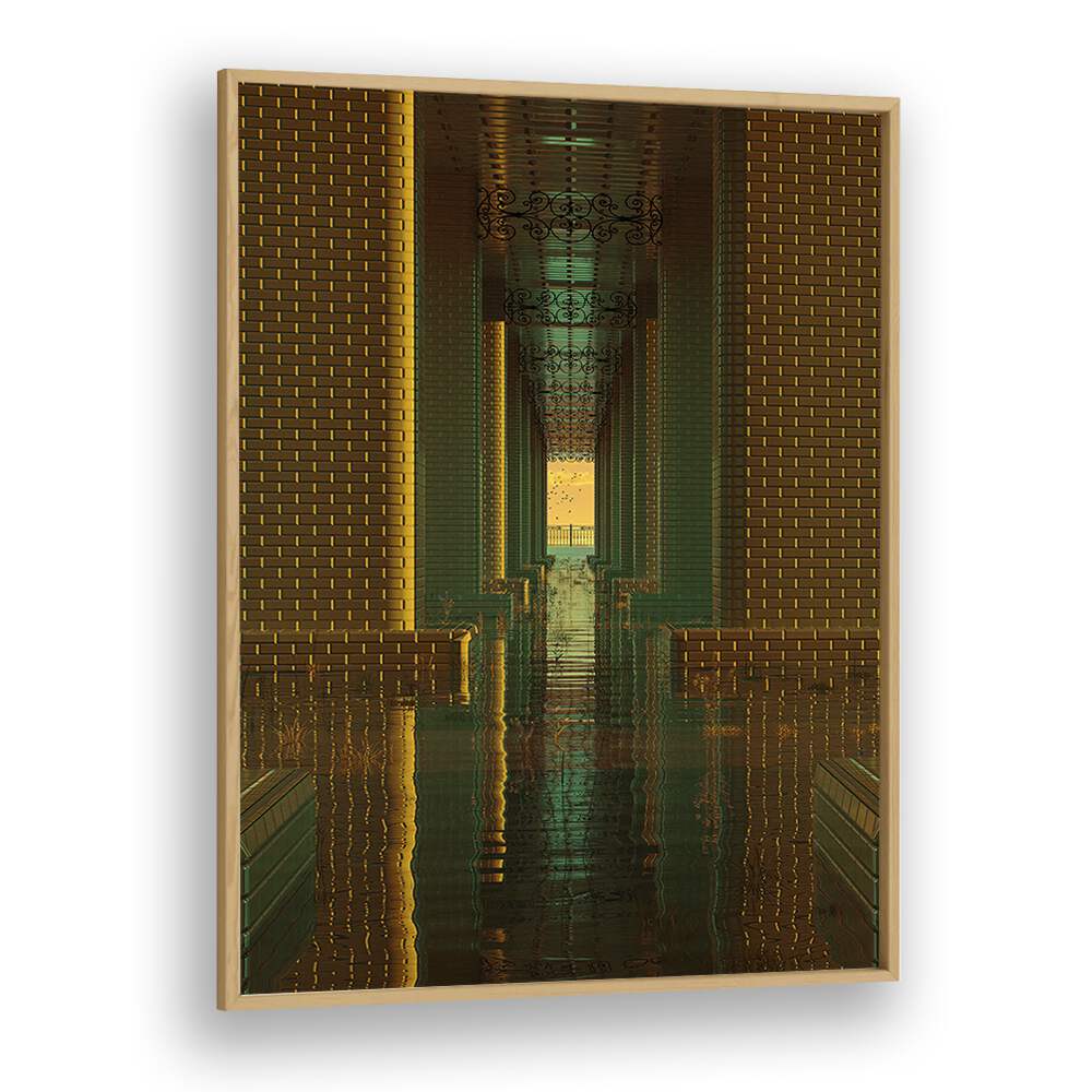 Elevate your decor with "Indoor Lake," surreal art prints by Cosmo Zach, transforming spaces with captivating imagery.