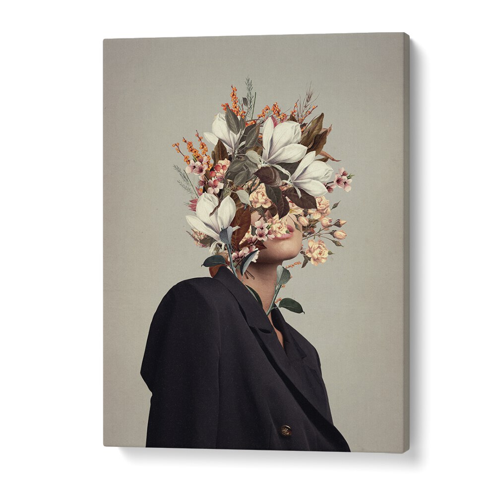Stunning surreal art print “INFINITE MOMENTS INFINITE AUTUMNS” by Frank Moth, showcasing floral beauty and creativity.