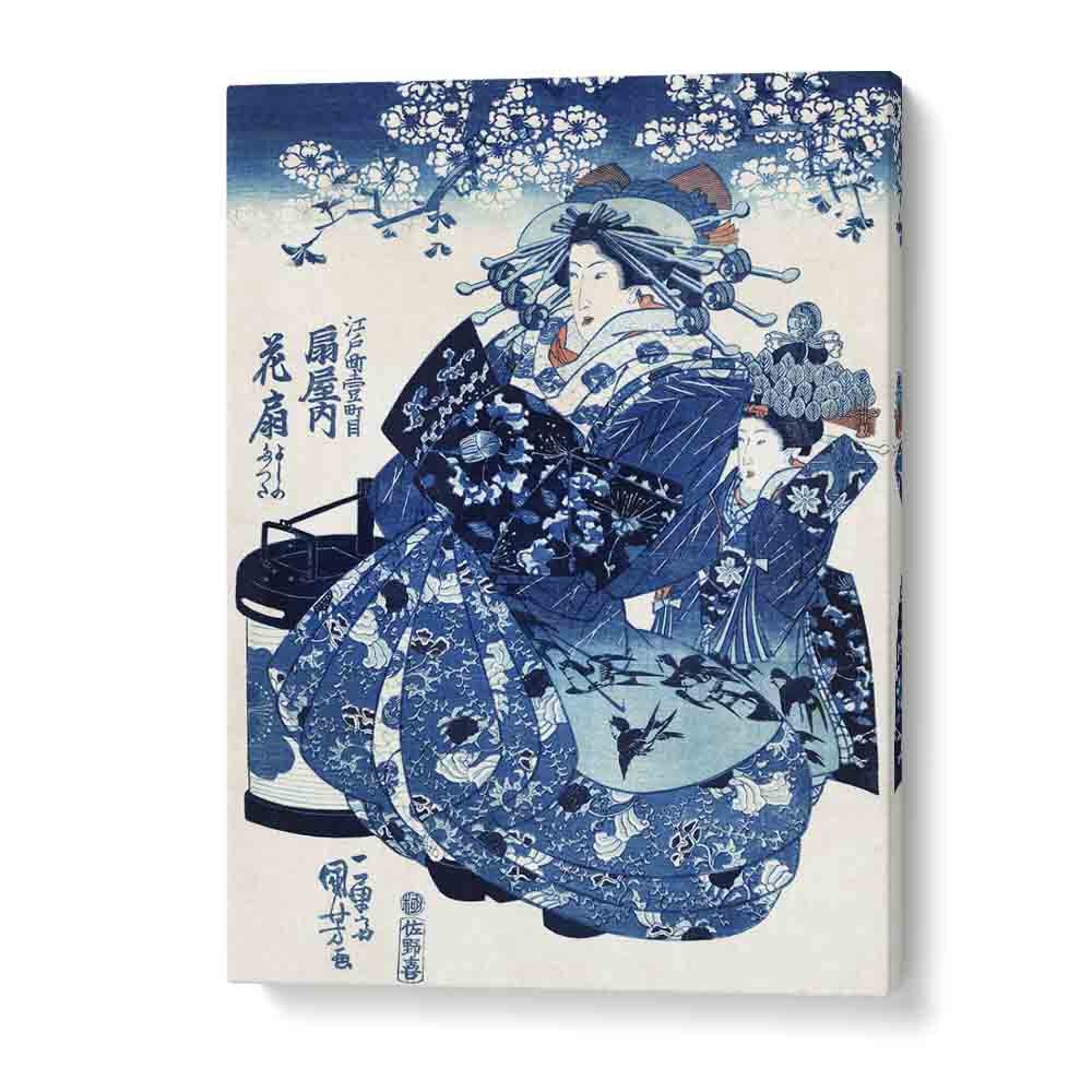 Elegant JAPANESE WOMAN (1798-1861) in stunning JAPANESE PAINTINGS, showcasing timeless beauty and artistry.
