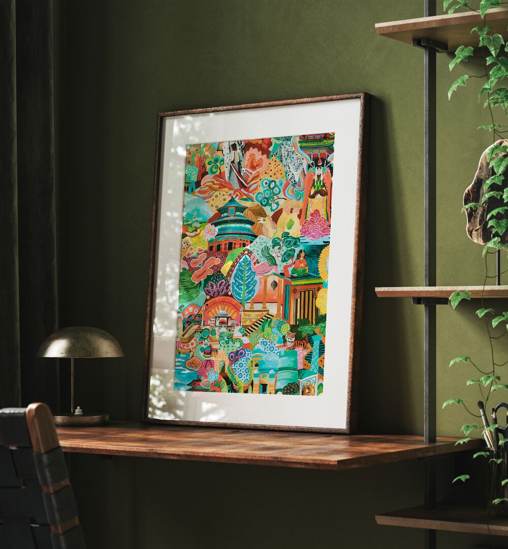 Vibrant JOURNEY OF DISCOVERY, INDIAN ART PAINTINGS showcasing rich cultural heritage and artistic brilliance.