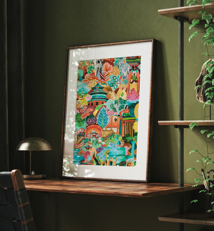 Vibrant JOURNEY OF DISCOVERY, INDIAN ART PAINTINGS showcasing rich cultural heritage and artistic brilliance.