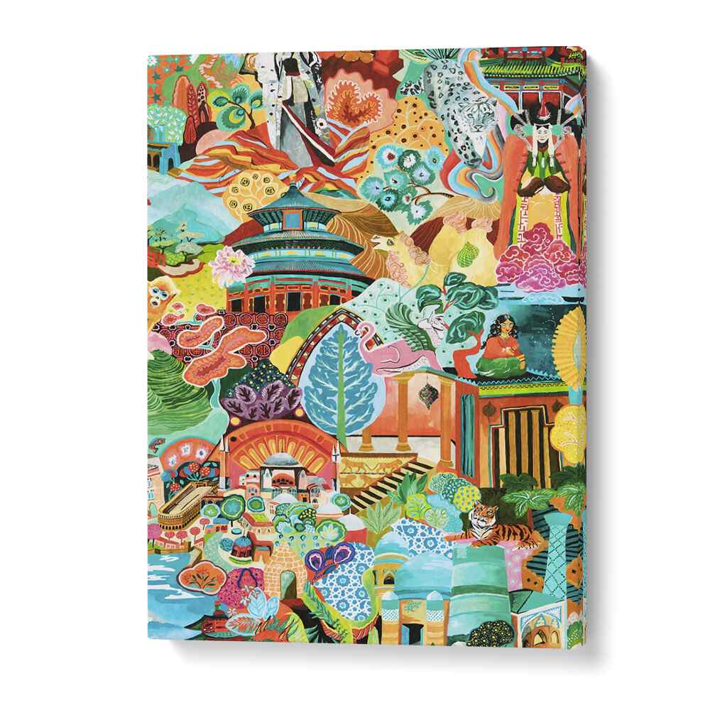 Vibrant JOURNEY OF DISCOVERY, INDIAN ART PAINTINGS showcasing rich cultural heritage and artistic brilliance.