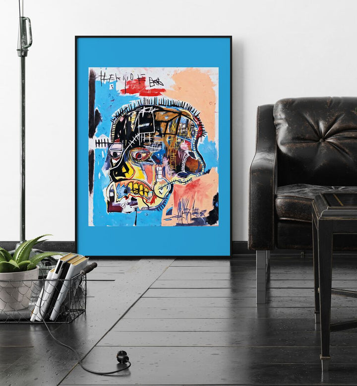 Elevate your space with the JEAN MICHEL BASQUIAT GALLERY WALL, GALLERY WALLS featuring vibrant framed art.