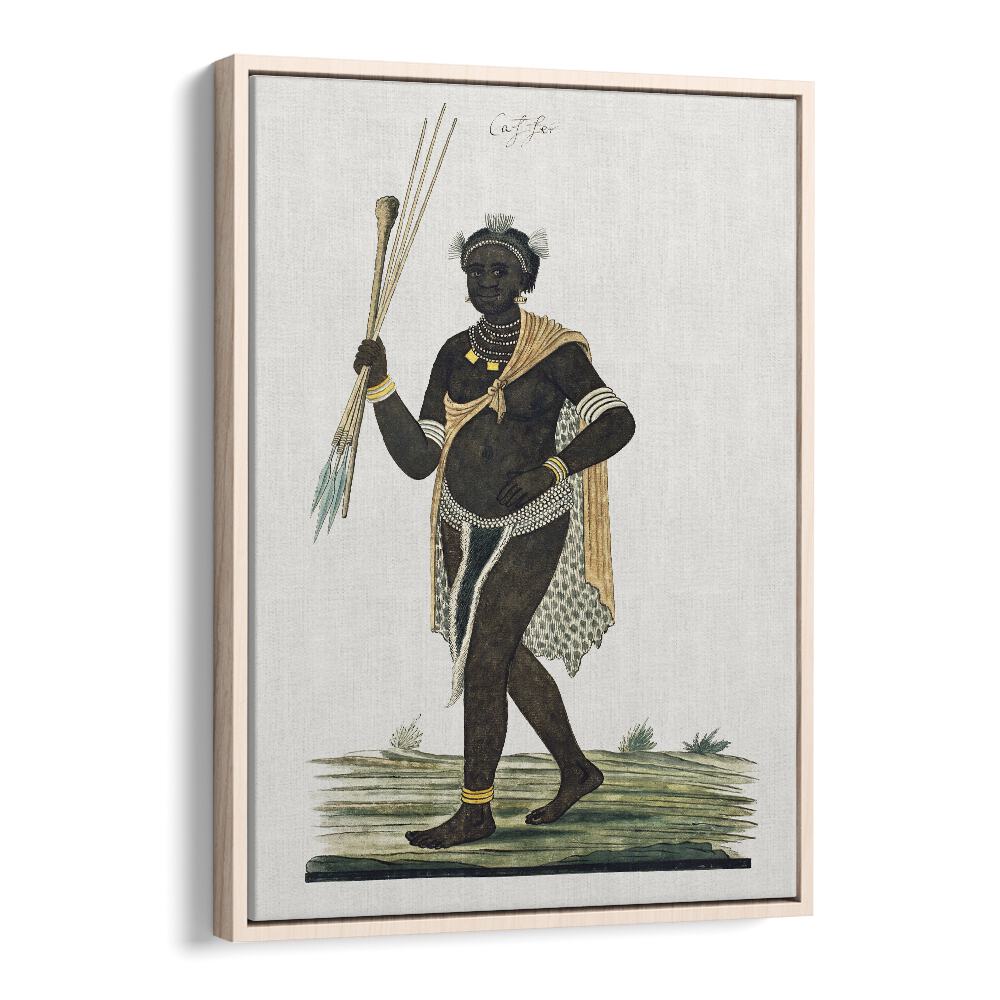 KNOBKERRIE, AFRICAN ART PAINTINGS showcase vibrant artistry with a dynamic running figure, embodying African heritage.