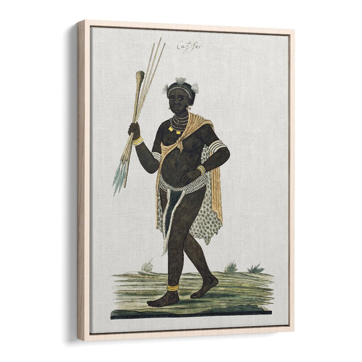 KNOBKERRIE, AFRICAN ART PAINTINGS showcase vibrant artistry with a dynamic running figure, embodying African heritage.