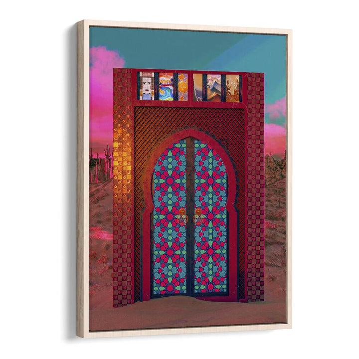 KHALID'S DOOR, SURREAL ART PRINTS by Cosmo Zach showcases vibrant colors and intricate designs, perfect for any art lover.