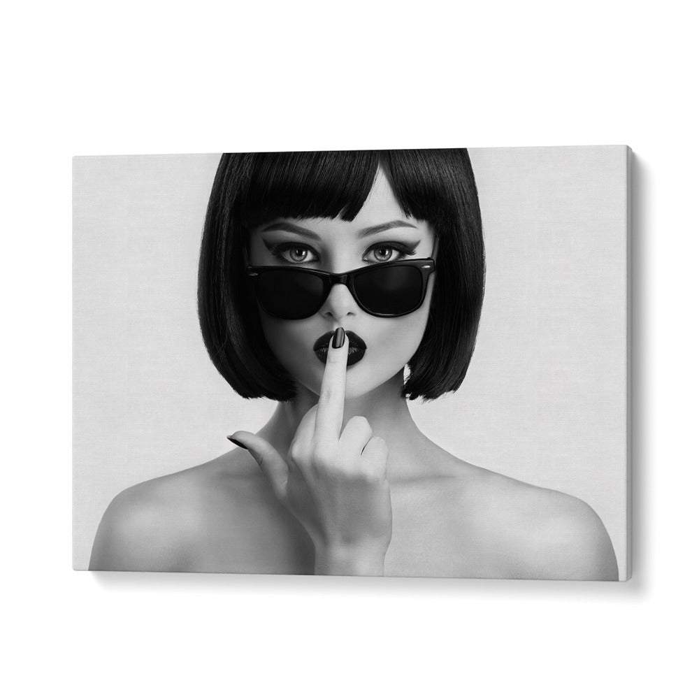 Stylish black-and-white artwork from the KISS THIS, PHOTOGRAPHY PRINTS collection by David Drake, perfect for modern decor.