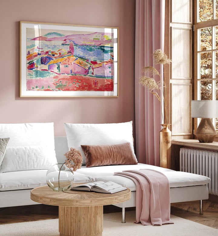 LES TOITS DE COLLIOURE , VINTAGE PAINTINGS