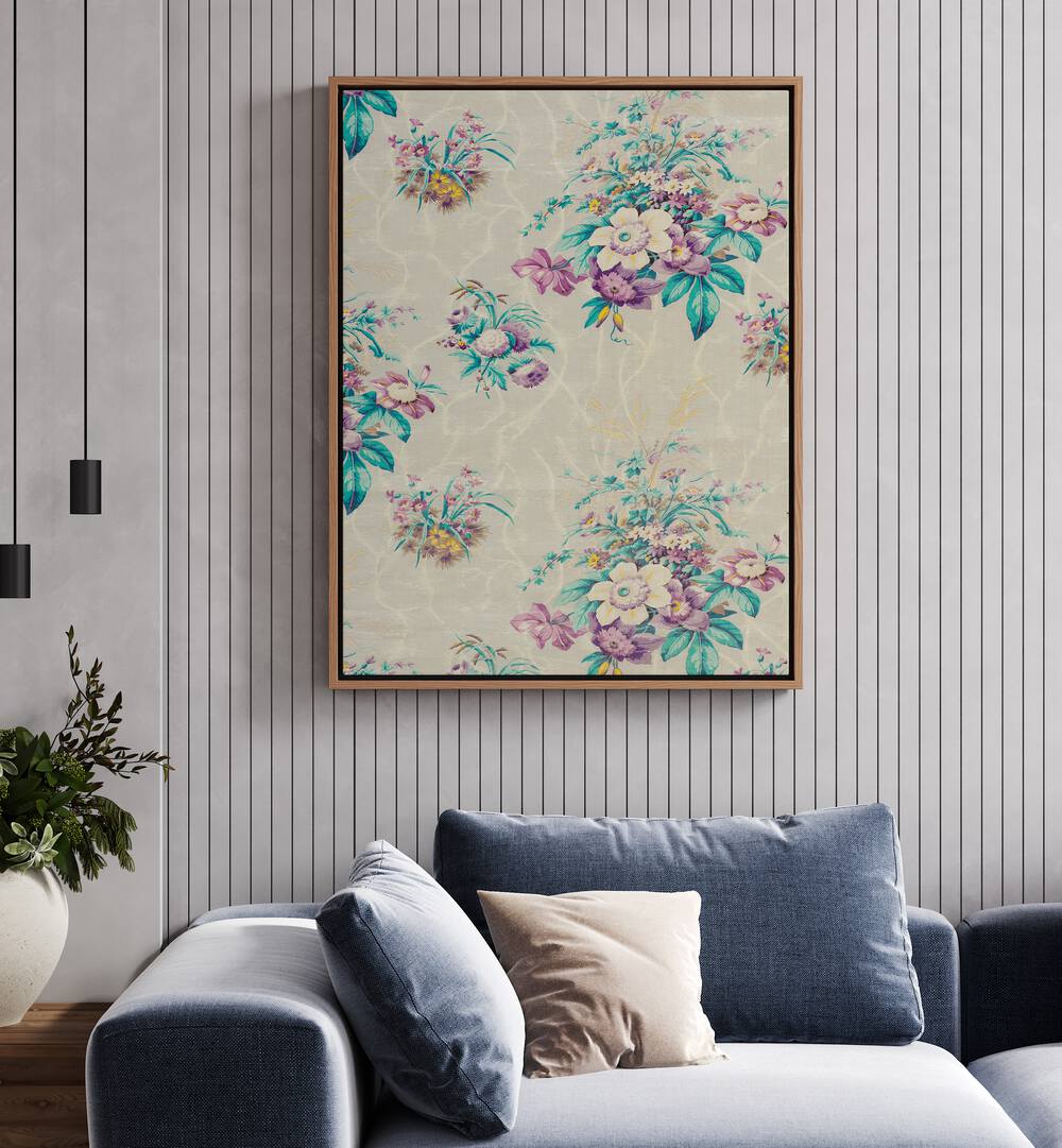 Brighten your home with LIGHT BLUE FLORAL I FLORAL FLOWER PAINTINGS, showcasing serene botanical beauty.