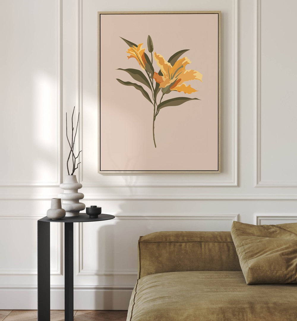 Stunning Lily Flower Botanical Art Prints featuring vibrant Stargazer lilies, perfect for elevating any space.