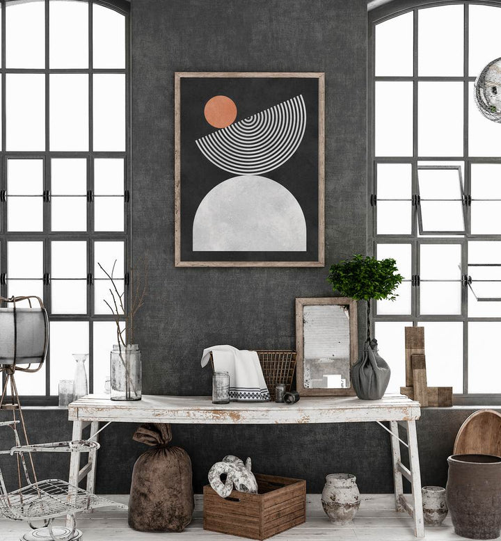 Stylish LINES AND CIRCLES IX, GEOMETRIC ART PRINTS enhance modern decor with captivating geometric designs.