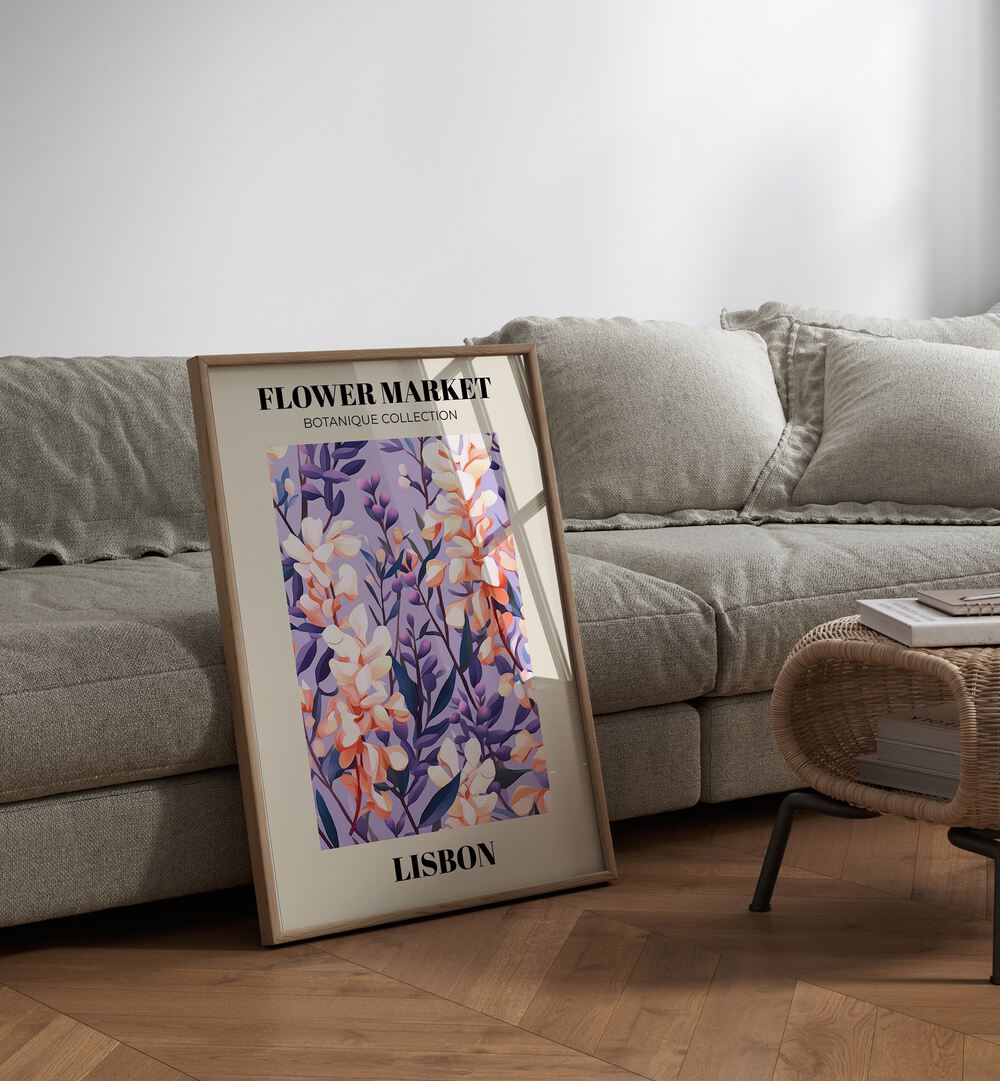 LISBON- FLOWER MARKETO, FLORAL FLOWER PAINTINGS bring the vibrant essence of Lisbon's flower market to your decor.