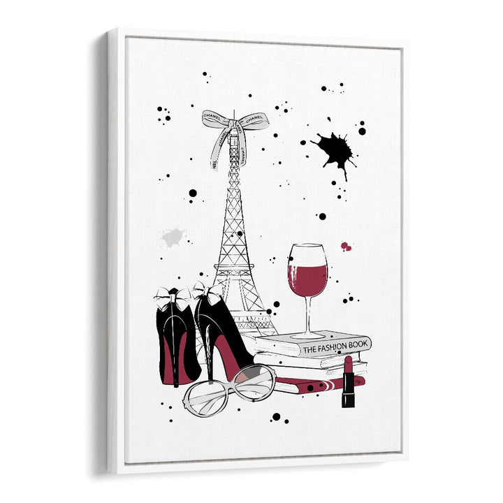 Elegant LIVING IN PARIS fashion posters by Martina, showcasing iconic Parisian style with luxury and sophistication.