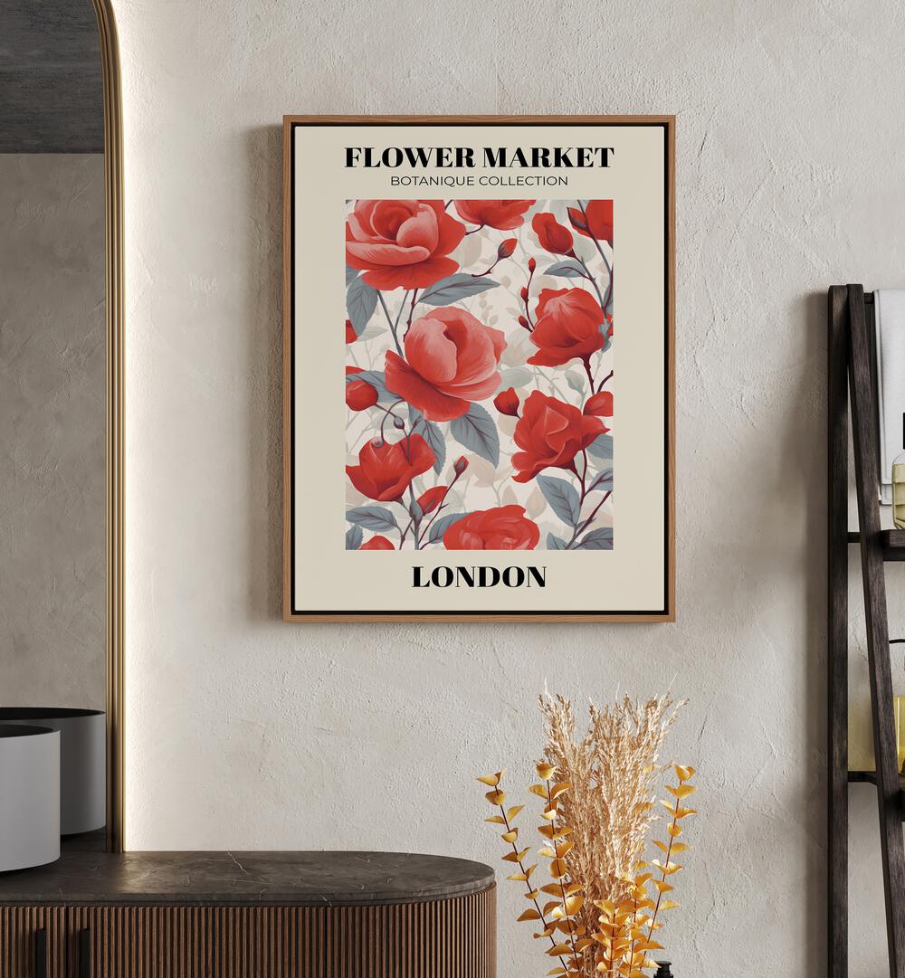 LONDON- FLOWER MARKETO FLORAL FLOWER PAINTINGS showcase vibrant blooms, perfect for enhancing your home decor.