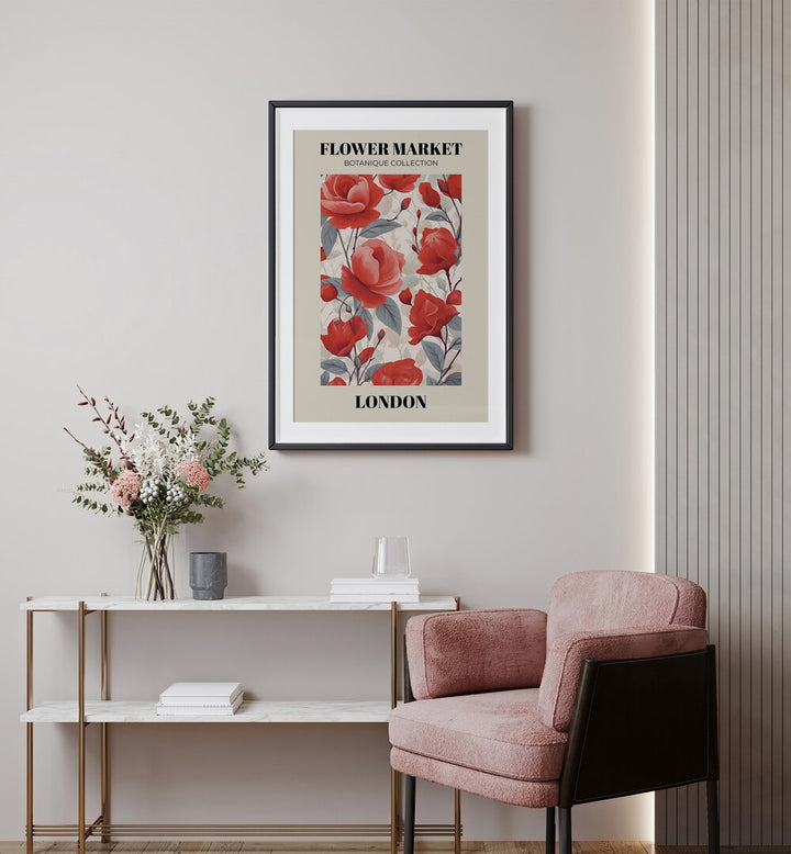 LONDON- FLOWER MARKETO FLORAL FLOWER PAINTINGS beautifully capture the essence of London's vibrant Flower Market.