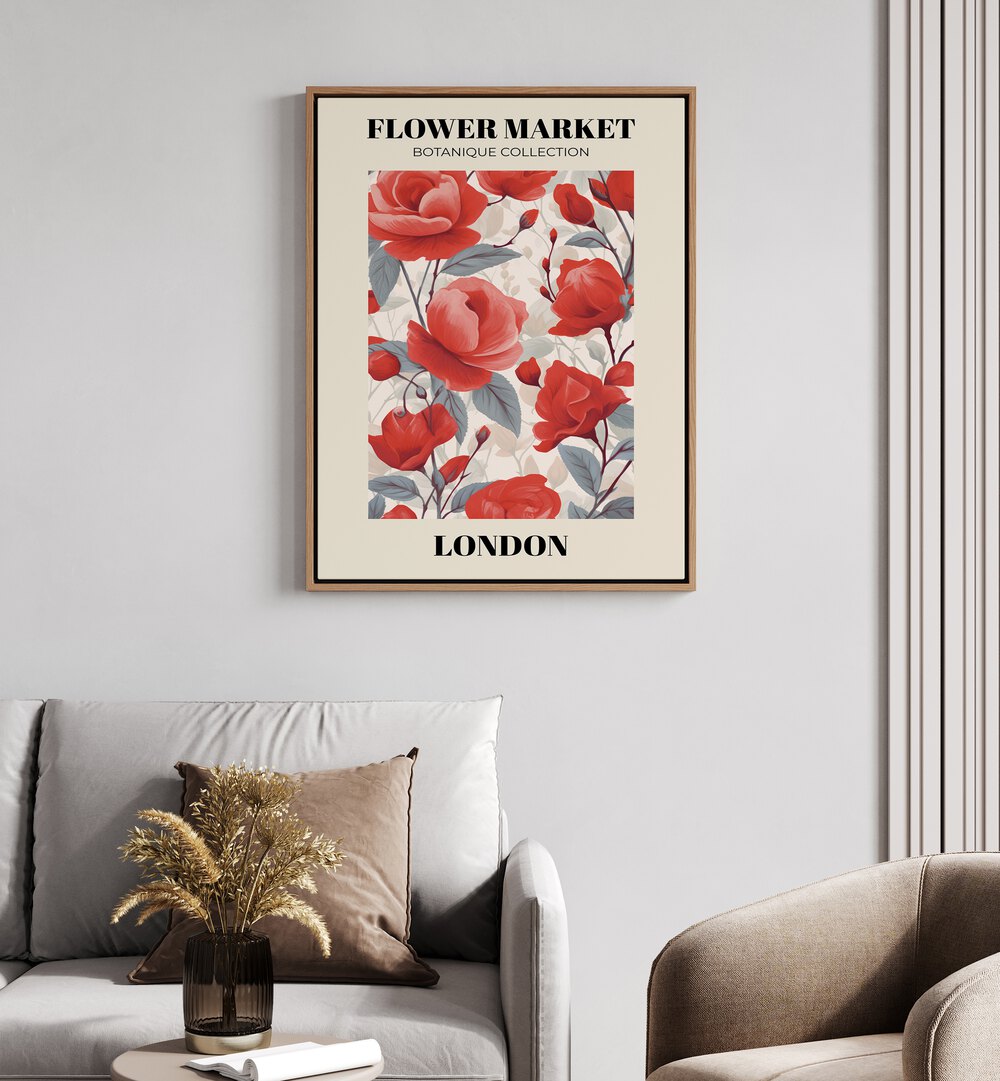 Transform your space with LONDON- FLOWER MARKETO FLORAL FLOWER PAINTINGS, showcasing the beauty of London's Flower Market.