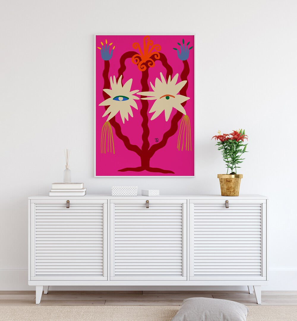 Brighten your space with LOOKING FORWARD, VIBRANT art prints that energize any room with color and creativity.