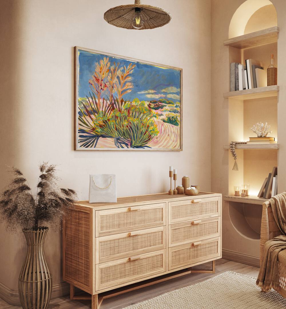 Bright and vibrant LOOSE CANVAS PRINT , LANDSCAPE PAINTINGS enhance your home decor with stunning natural beauty.