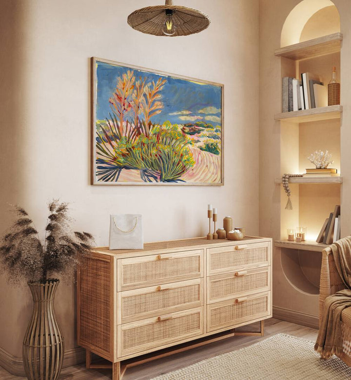 Bright and vibrant LOOSE CANVAS PRINT , LANDSCAPE PAINTINGS enhance your home decor with stunning natural beauty.