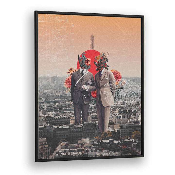 Explore LOOT MASTERS, SURREAL ART PRINTS featuring striking floral and geometric designs in a stunning black frame.