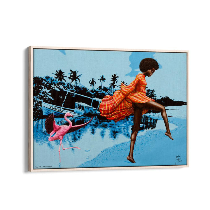 Vibrant LUSH LIFE, AFRICAN ART PAINTINGS by Christian Beijer, showcasing beauty and culture in a stunning canvas design.